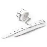 BDSMaster Menottes de poignets CUFF BOMB Blanches